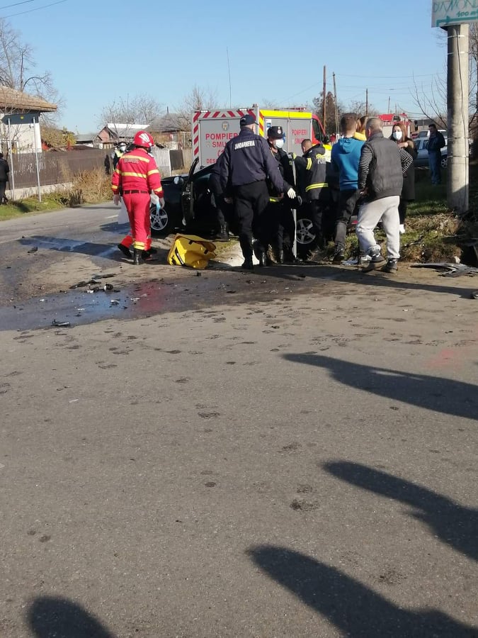 Grav accident de circulație la Recea